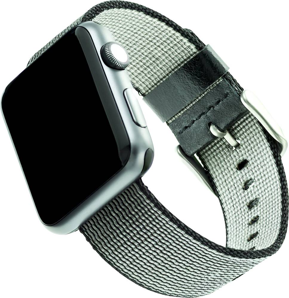 WITHit - Nylon Band for Apple Watch 42mm, 44mm and Series 7, 45mm - Black