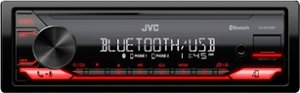 JVC - Built-in Bluetooth In-Dash Digital Media Receiver - Black - Front_Zoom