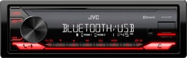 JVC - Built-in Bluetooth In-Dash Digital Media Receiver - Black - Front_Zoom