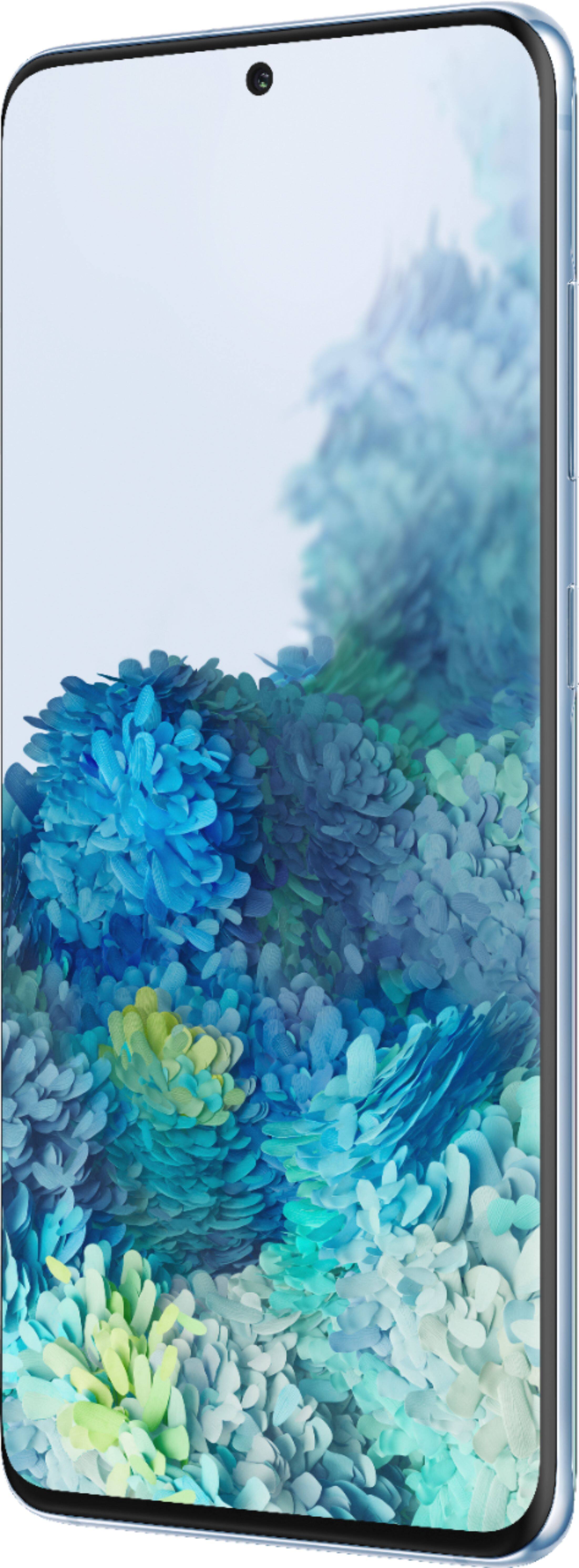 Alt View 13. Samsung - Galaxy S20 5G Enabled 128GB (Unlocked) - Cloud Blue.