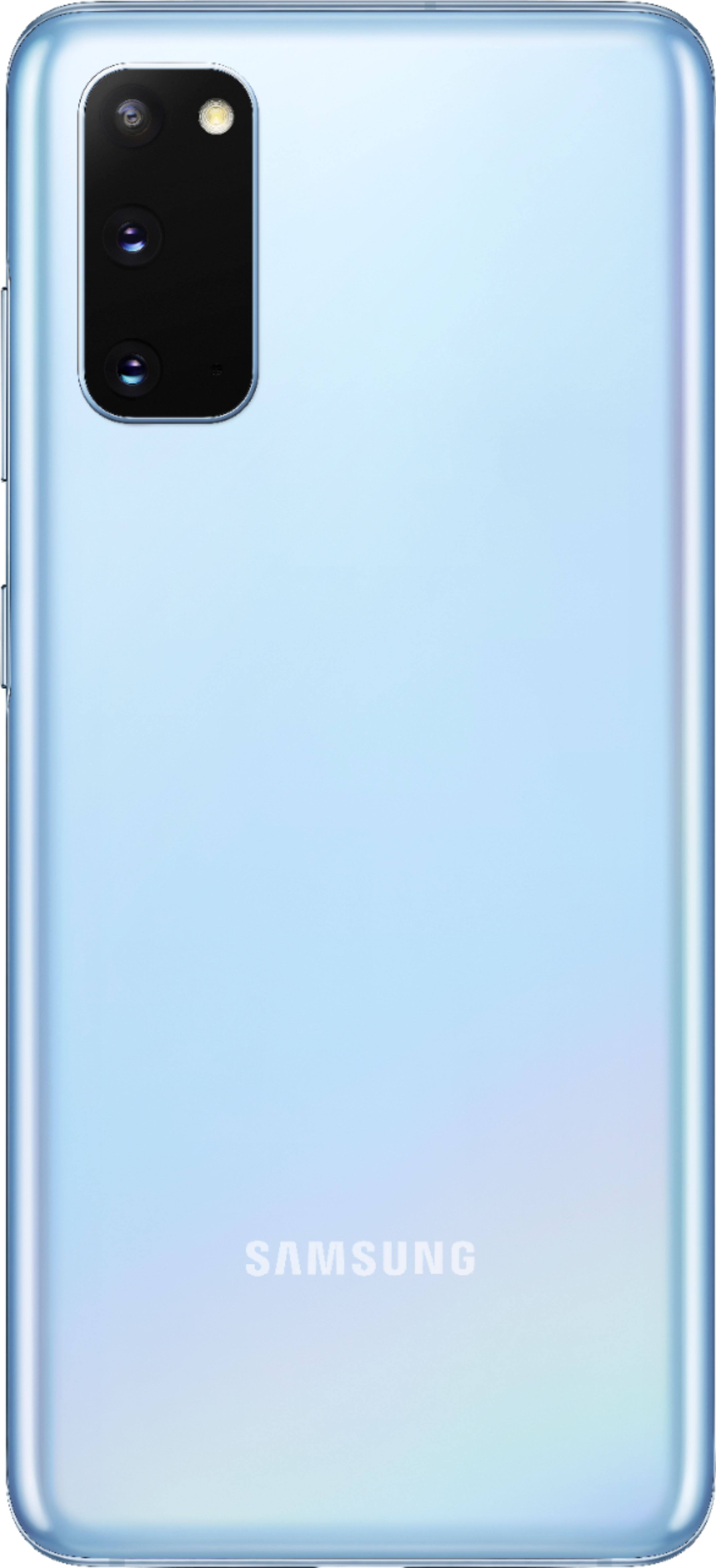 Alt View 14. Samsung - Galaxy S20 5G Enabled 128GB (Unlocked) - Cloud Blue.