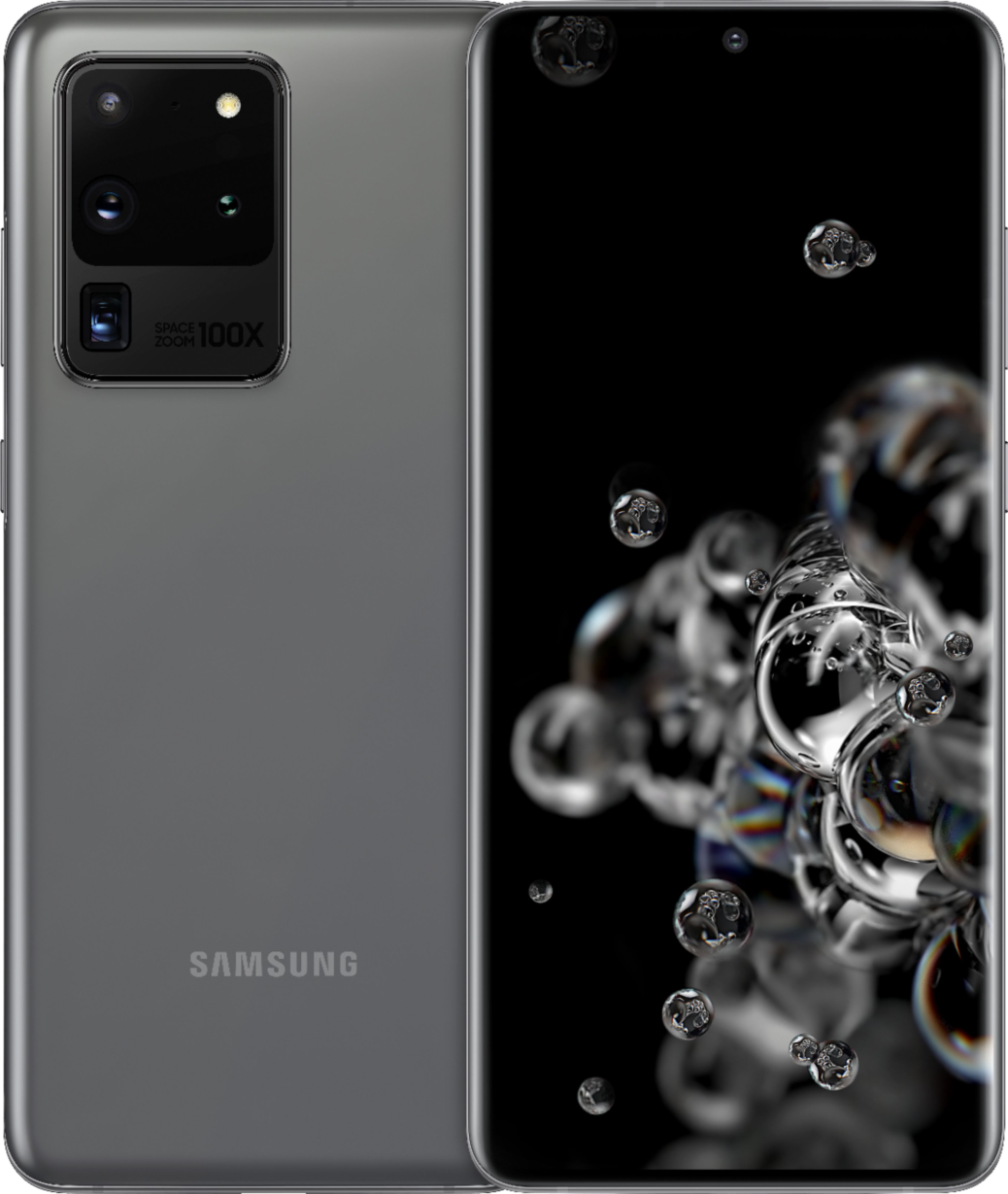スマートフォン/携帯電話 スマートフォン本体 Best Buy: Samsung Galaxy S20 Ultra 5G Enabled 128GB (Unlocked) Cosmic Gray  SM-G988UZAAXAA