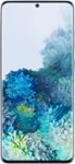 Front Zoom. Samsung - Galaxy S20+ 5G Enabled 128GB (Unlocked) - Cloud Blue.
