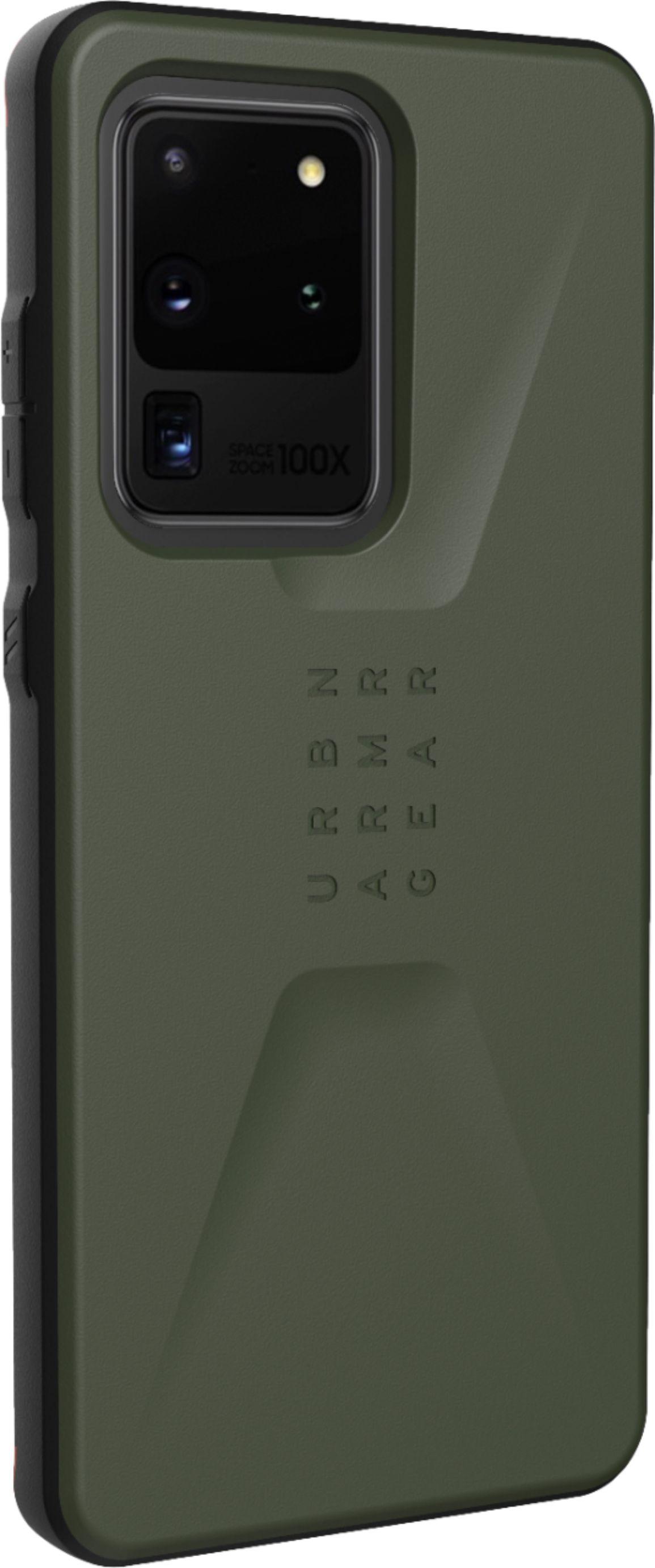 Angle View: UAG - Civilian Series Case for Samsung Galaxy S20 Ultra 5G - Olive Drab