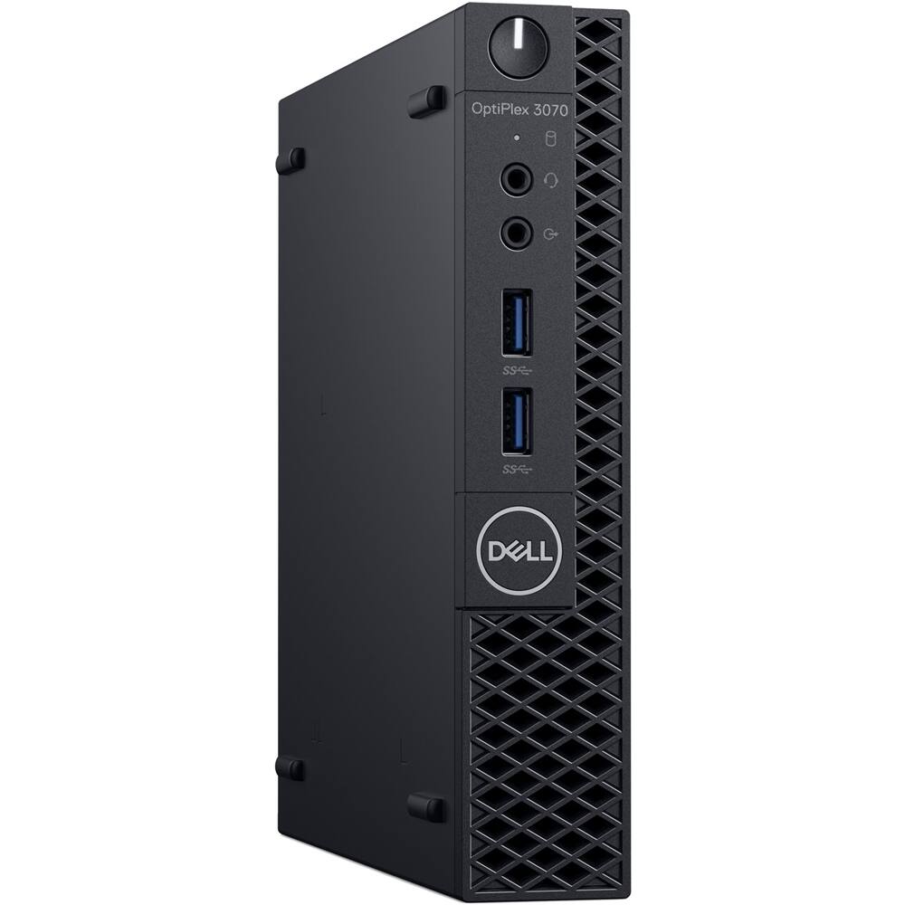 Left View: OptiPlex Desktop - Intel Core i5 - 8GB Memory - 128GB SSD - Black