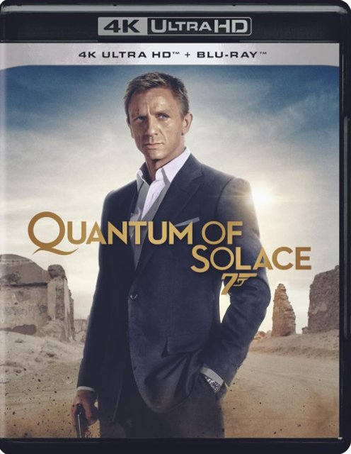 Front Standard. Quantum of Solace [4K Ultra HD Blu-ray/Blu-ray] [2008].