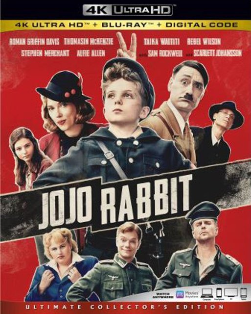 Front Standard. Jojo Rabbit [Includes Digital Copy] [4K Ultra HD Blu-ray/Blu-ray] [2019].