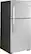 Angle. GE - 19.2 Cu. Ft. Top-Freezer Refrigerator with Premium Inner Door Modular Bins - Stainless steel.