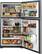 Alt View 1. GE - 21.9 Cu. Ft. Top-Freezer Refrigerator - Stainless steel.