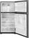 Alt View 2. GE - 21.9 Cu. Ft. Top-Freezer Refrigerator - Stainless steel.