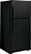Angle. GE - 19.2 Cu. Ft. Top-Freezer Refrigerator with LED Interior Lighting - Black.
