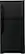 Front. GE - 19.2 Cu. Ft. Top-Freezer Refrigerator with LED Interior Lighting - Black.