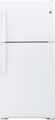 GE - 30 in. Wide 19.2 Cu. Ft. Top-Freezer Refrigerator with Premium Inner Door Modular Bins - White