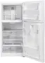Alt View 2. GE - 19.2 Cu. Ft. Top-Freezer Refrigerator - White.