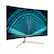 Alt View 14. AOC - 31.5" LED Curved FHD Monitor - Black/Silver.