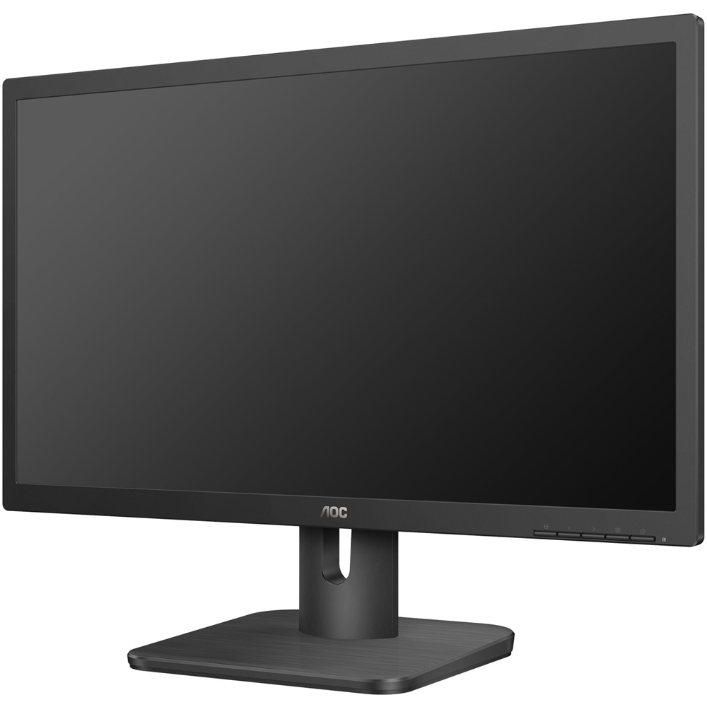 Angle View: AOC - 27" IPS LED FHD Monitor (HDMI, VGA) - Black