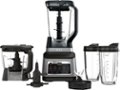 Angle. Ninja - Professional Plus Kitchen System with Auto-iQ & (2) 24oz Single-Serve Cups - Black/Stainless Steel.