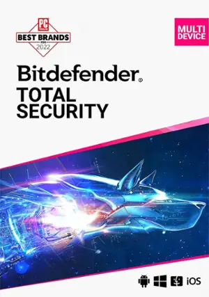 Front. Bitdefender - Total Security (5-Device) (2-Year Subscription).