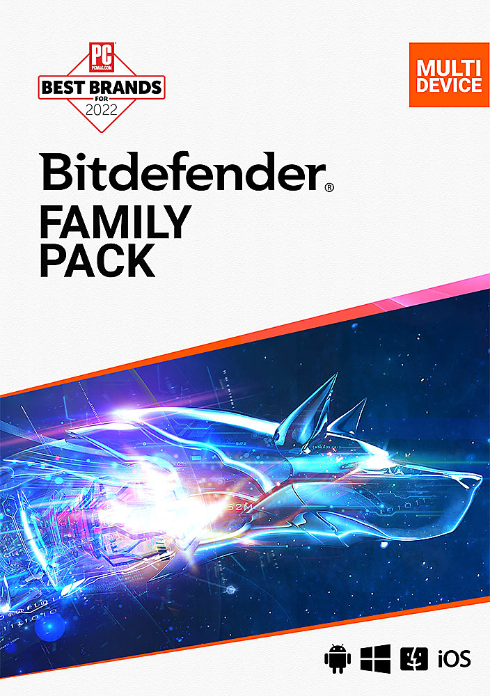 BitDefender Bitdefender Family Pack 2022 15 Geräte  2 Jahre  Windows iOS Android macOS 
