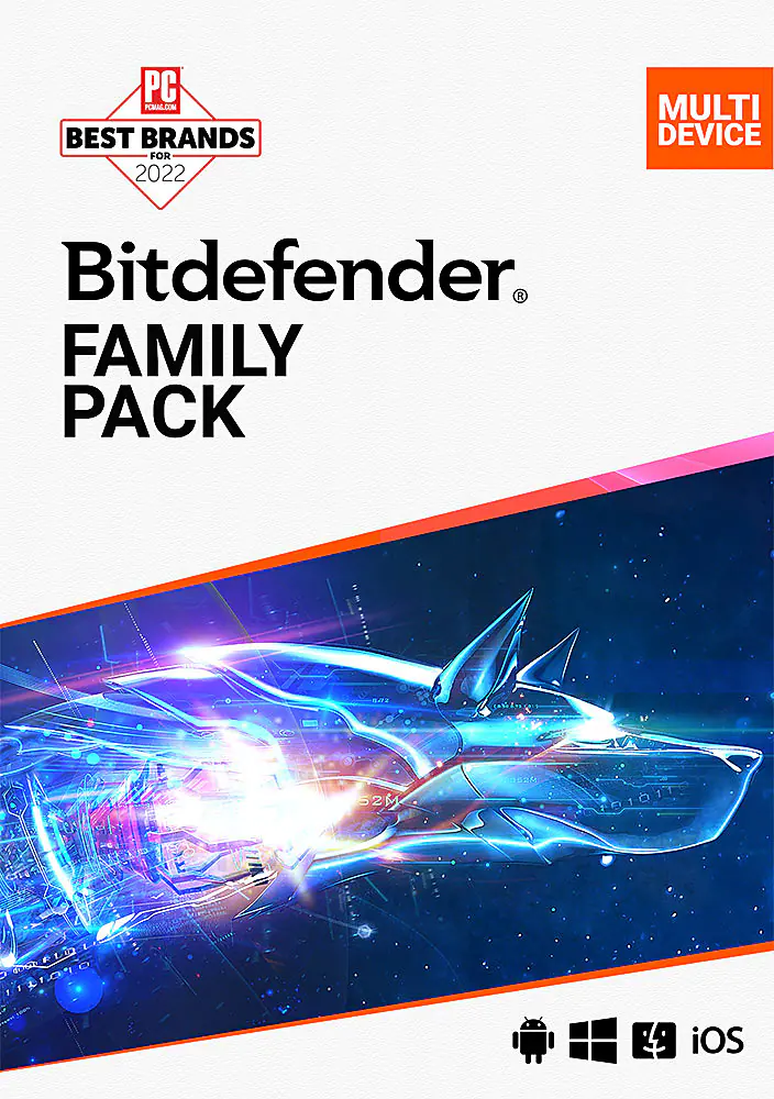 Front. Bitdefender - Family Pack (15-Device) (2-Year Subscription).