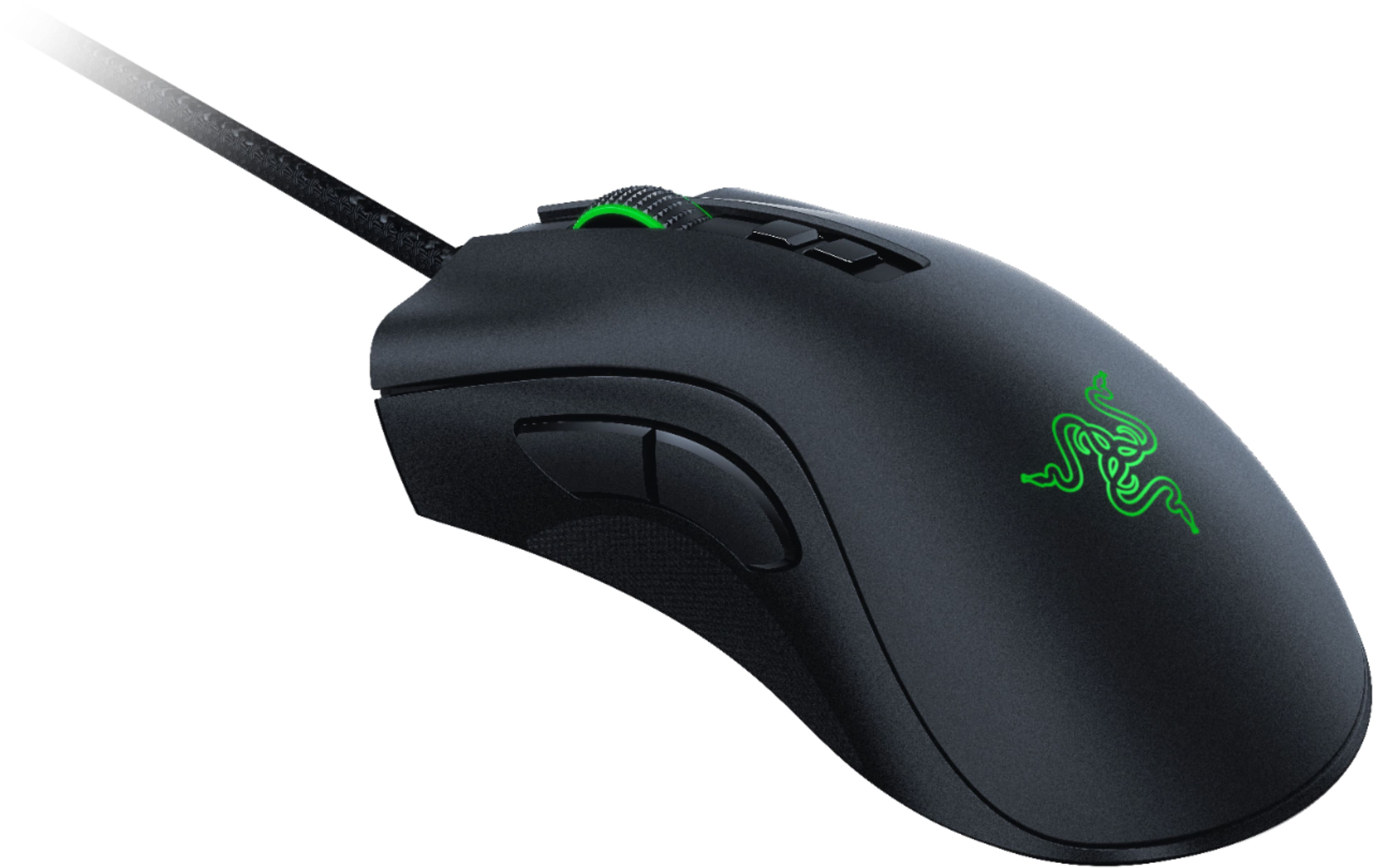 Alt View 11. Razer - DeathAdder V2 Wired Optical Gaming Mouse with 8 Programmable Buttons - Black.