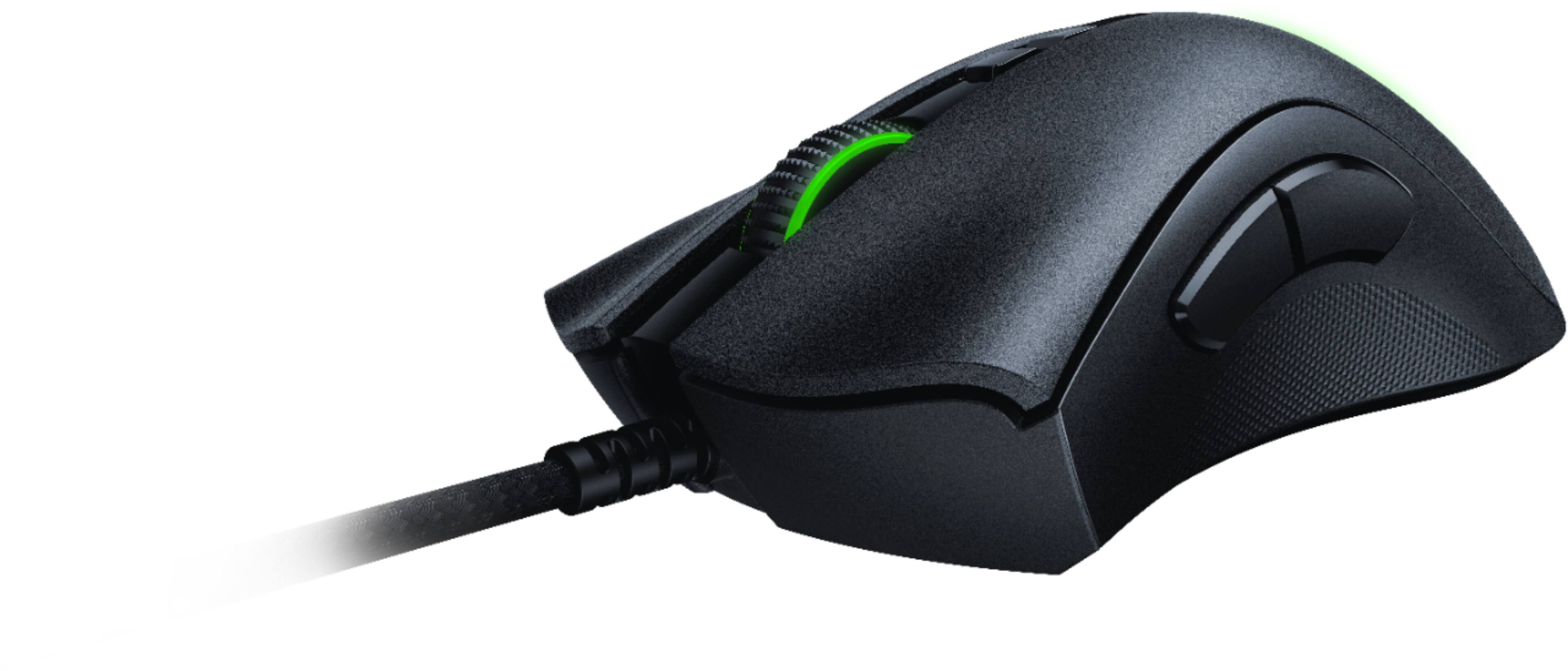 Alt View 12. Razer - DeathAdder V2 Wired Optical Gaming Mouse with 8 Programmable Buttons - Black.