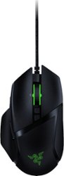 Razer - Basilisk V2 Wired Optical Gaming Mouse - Black - Front_Zoom