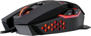 IOGEAR - Kaliber Gaming® GME671 FOKUS II Pro Wired Optical Gaming Mouse - Matte Black - Front_Zoom