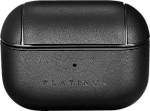 Platinum™ - Leather Case for Apple AirPods Pro - Black