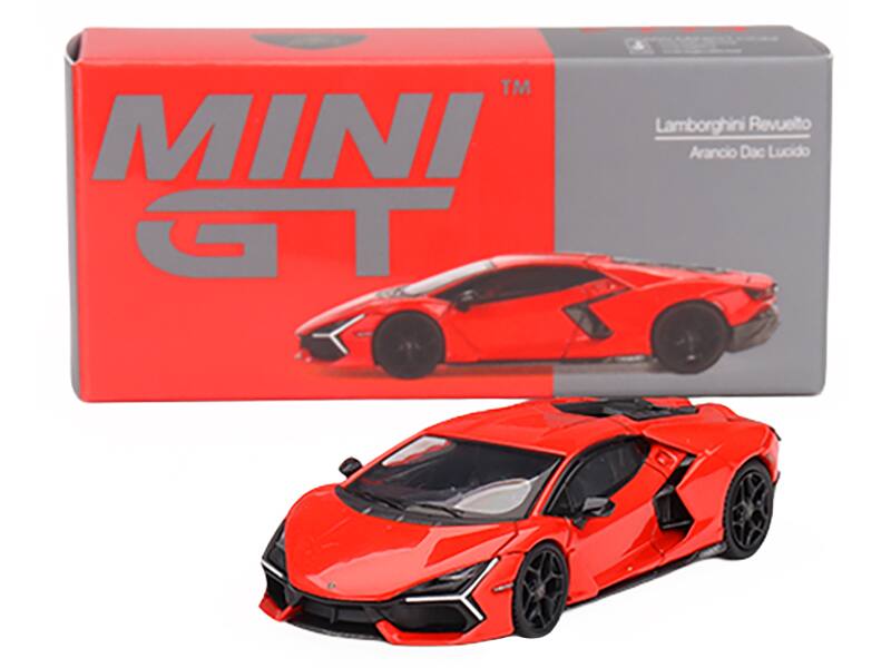 Mini GT Lamborghini Revuelto Arancio Dac Lucido Limited Edition to