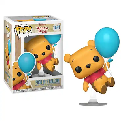 Disney Winnie the Pooh POP! 1681 Pooh with Balloon Vinyl Figure
Figurine en Vinyle
Figura de Vinilo
Figura de Vinil
Peligro de Asfixia
Attention: Danger de Suffocation
Warning: Choking Hazard
