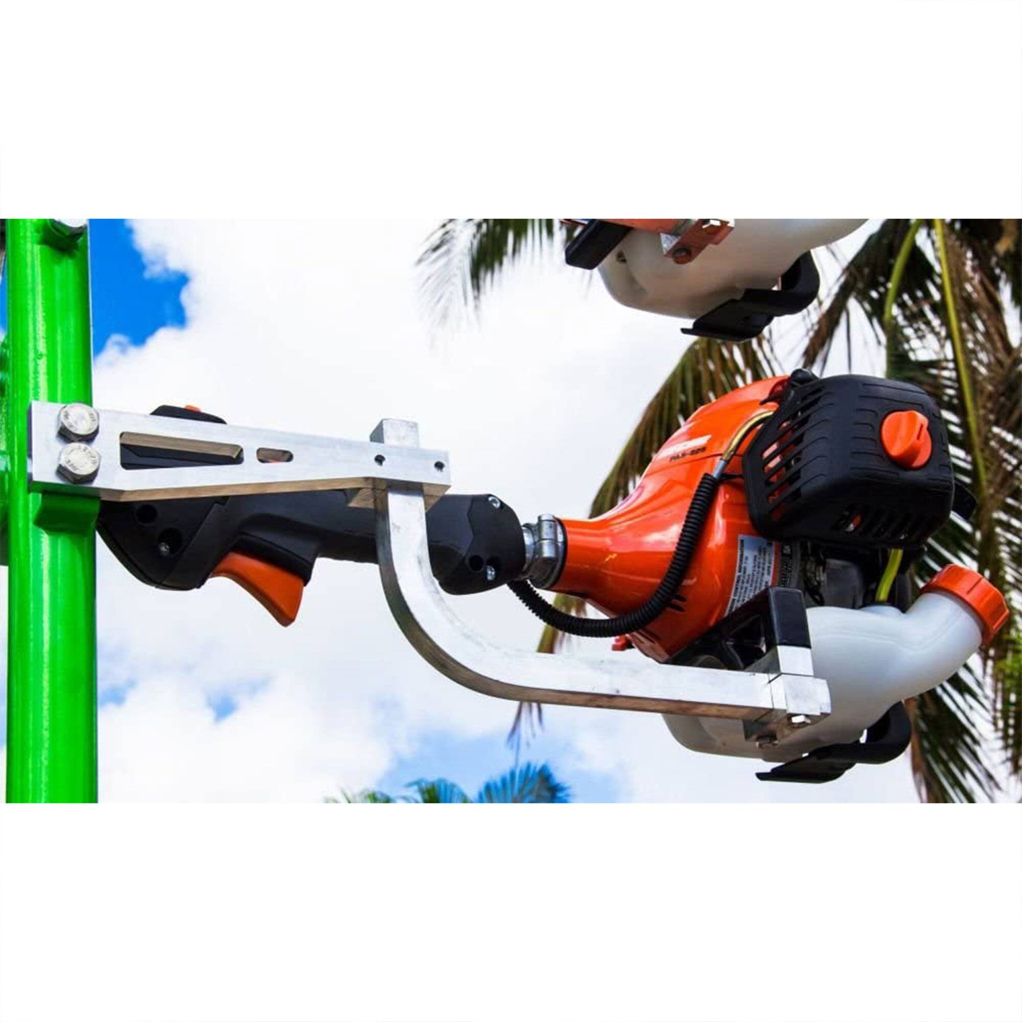 Alt View 6. Green Touch Industries - Green Touch Industries Xtreme Pro Series 3 Position Line Trimmer Rack (2 Pack) - Neon Green.