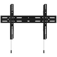 Kanto - Fixed TV Wall Mount for Most 32" - 90" TVs - Black - Front_Zoom