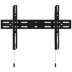 Front. Kanto - Fixed TV Wall Mount for Most 32" - 90" TVs - Black.