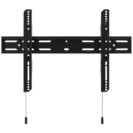Front. Kanto - Fixed TV Wall Mount for Most 32" - 90" TVs - Black.