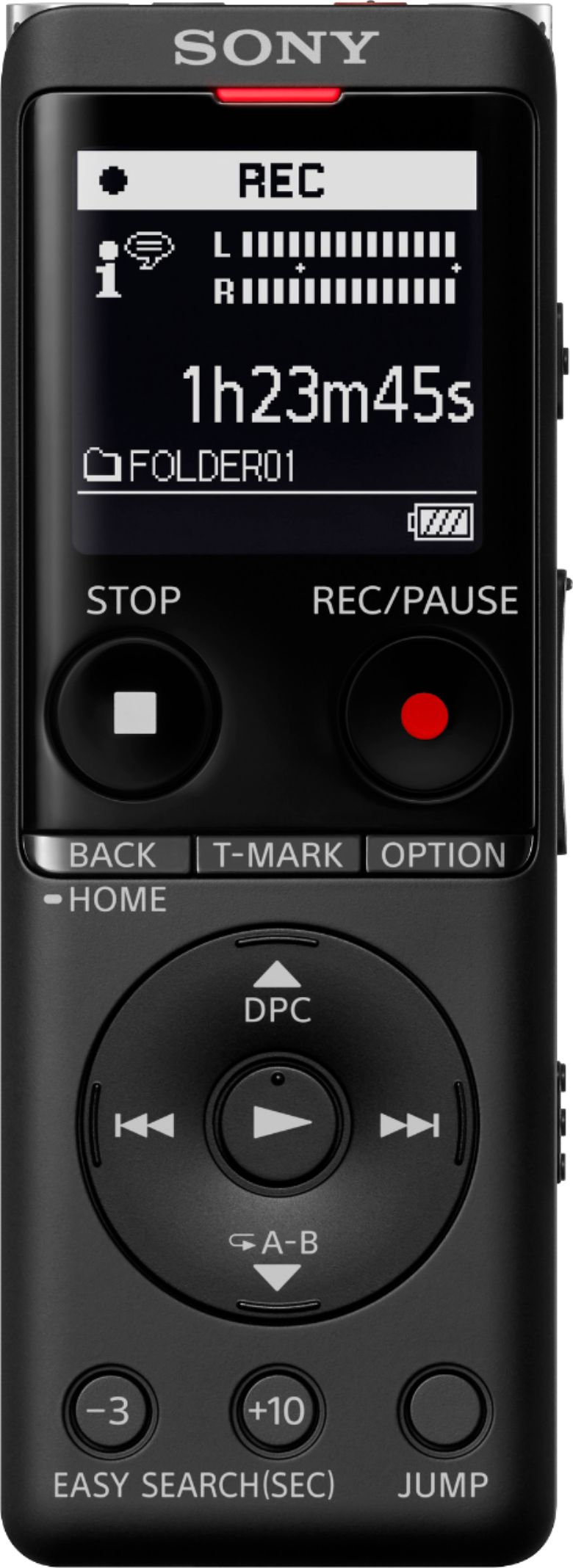 Geit Verleiden Shetland Sony UX Series Digital Voice Recorder Black ICDUX570BLK - Best Buy