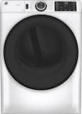 GE - 7.8 Cu. Ft. Stackable Smart 10-Cycle Electric Dryer - White
