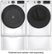 Alt View Zoom 15. GE - 7.8 Cu. Ft. 10-Cycle Electric Dryer - White on White.