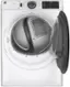 Alt View 2. GE - 7.8 Cu. Ft. 10-Cycle Electric Dryer - White.