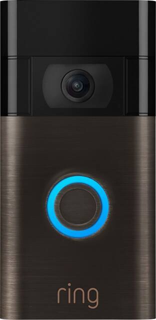 Ring Video Doorbell 2020 Release Venetian Bronze 8vr1sz Ven0 Best Buy