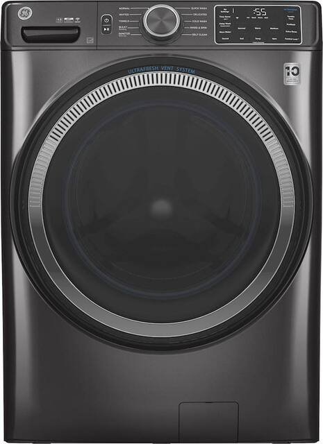 Ge 4 8 Cu Ft 10 Cycle High Efficiency Front Loading Washer With Ultrafresh Vent System With Odorblock Diamond Gray Gfw550spndg Best Buy
