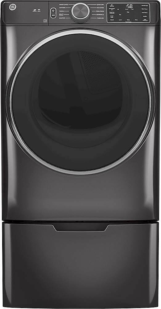 Alt View 11. GE - 7.8 Cu. Ft. 10-Cycle Electric Dryer.