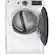 Alt View 12. GE - 7.8 Cu. Ft. Stackable Electric Dryer with Long Vent Drying - White.