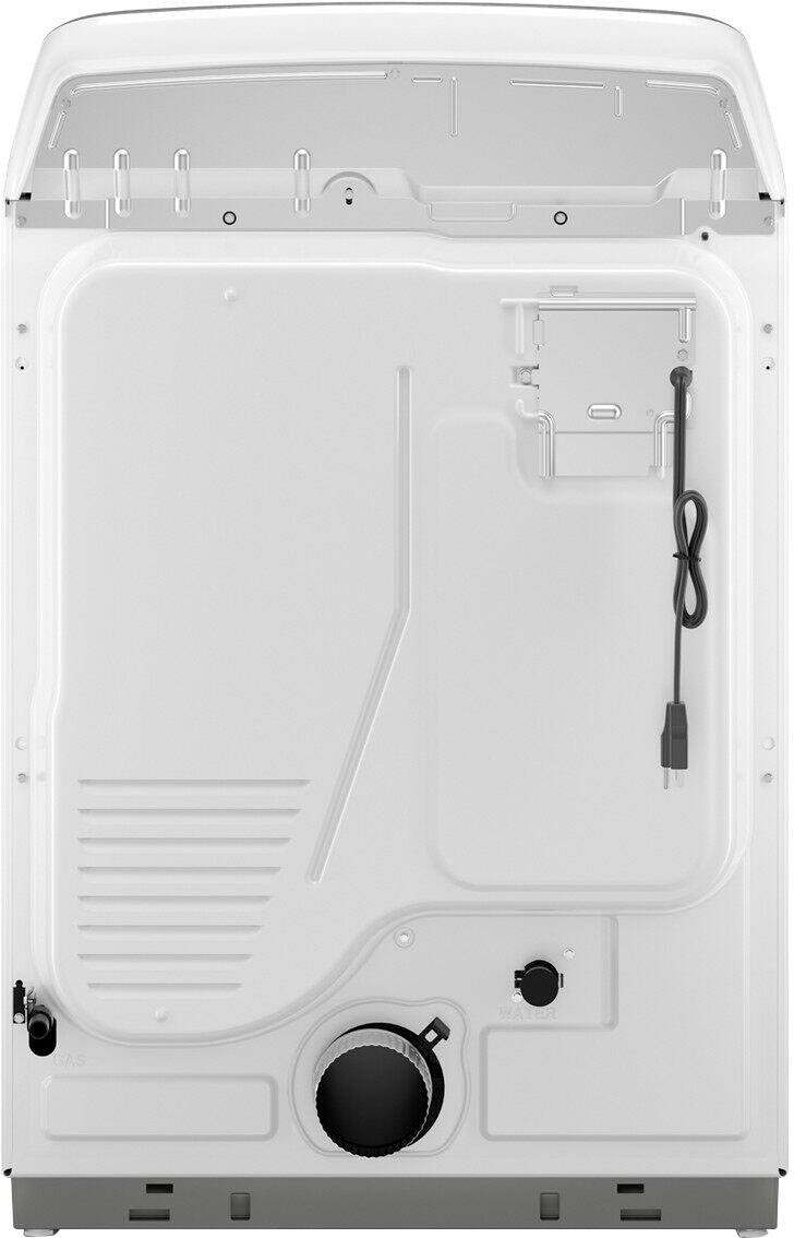 Alt View 11. Maytag - 7.4 Cu. Ft. Smart Gas Dryer with Steam and Extra Power Button - White.