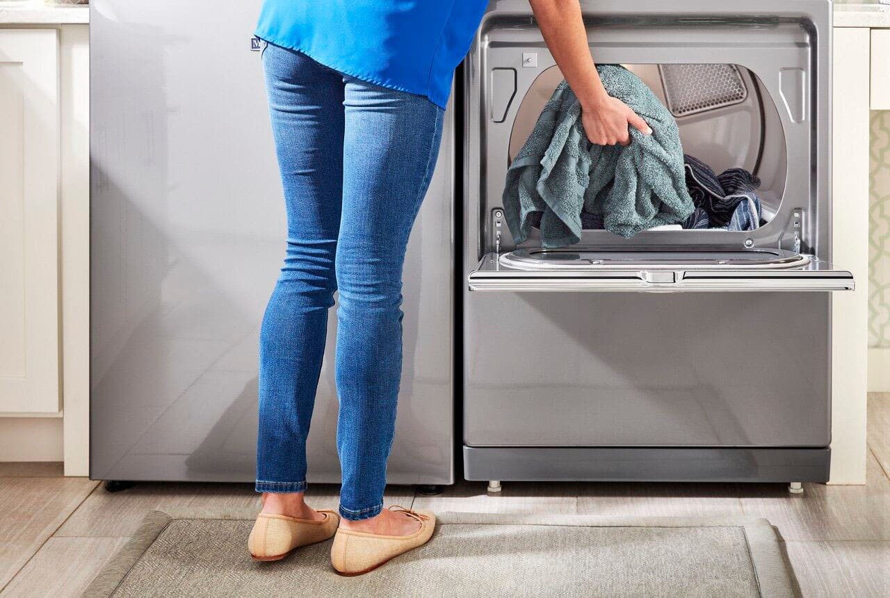 Alt View 16. Maytag - 7.4 Cu. Ft. Smart Gas Dryer with Steam and Extra Power Button - Metallic Slate.