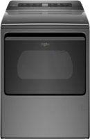 Whirlpool - 7.4 Cu. Ft. 35-Cycle Smart Capable Gas Dryer - Chrome shadow - Front_Zoom