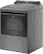 Left. Whirlpool - 7.4 Cu. Ft. Smart Gas Dryer with Intuitive Controls - Chrome Shadow.