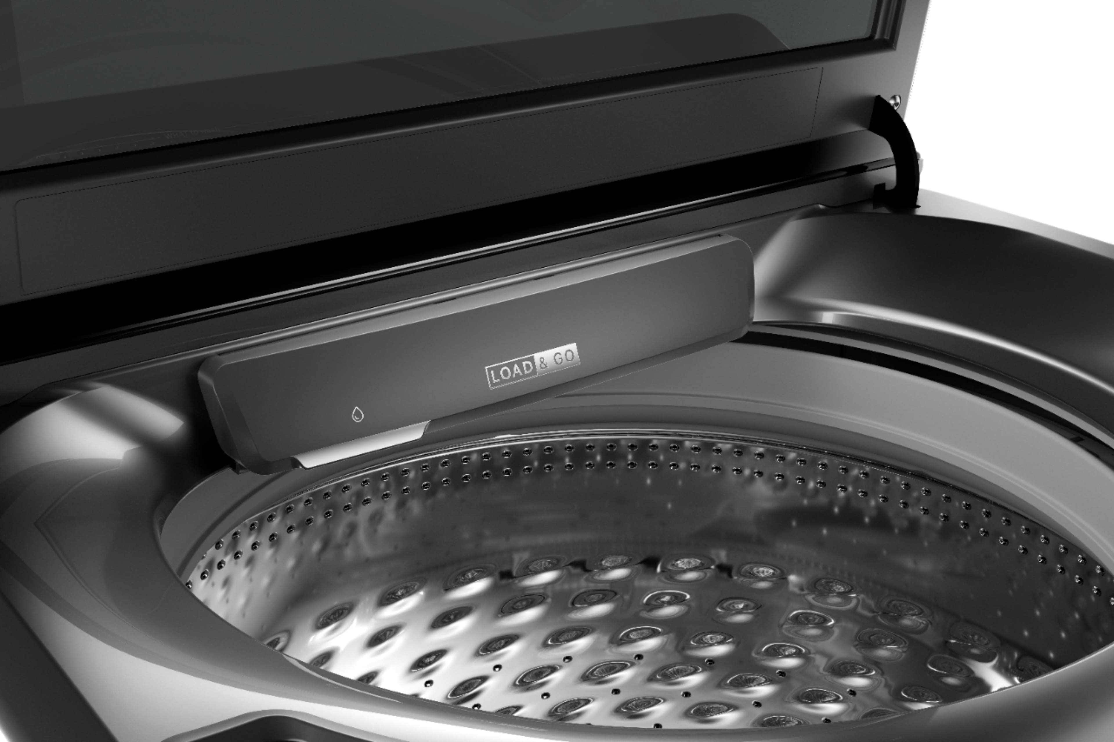 Alt View 16. Whirlpool - 4.8 Cu. Ft. Smart Top Load Washer with Load & Go Dispenser - Chrome Shadow.