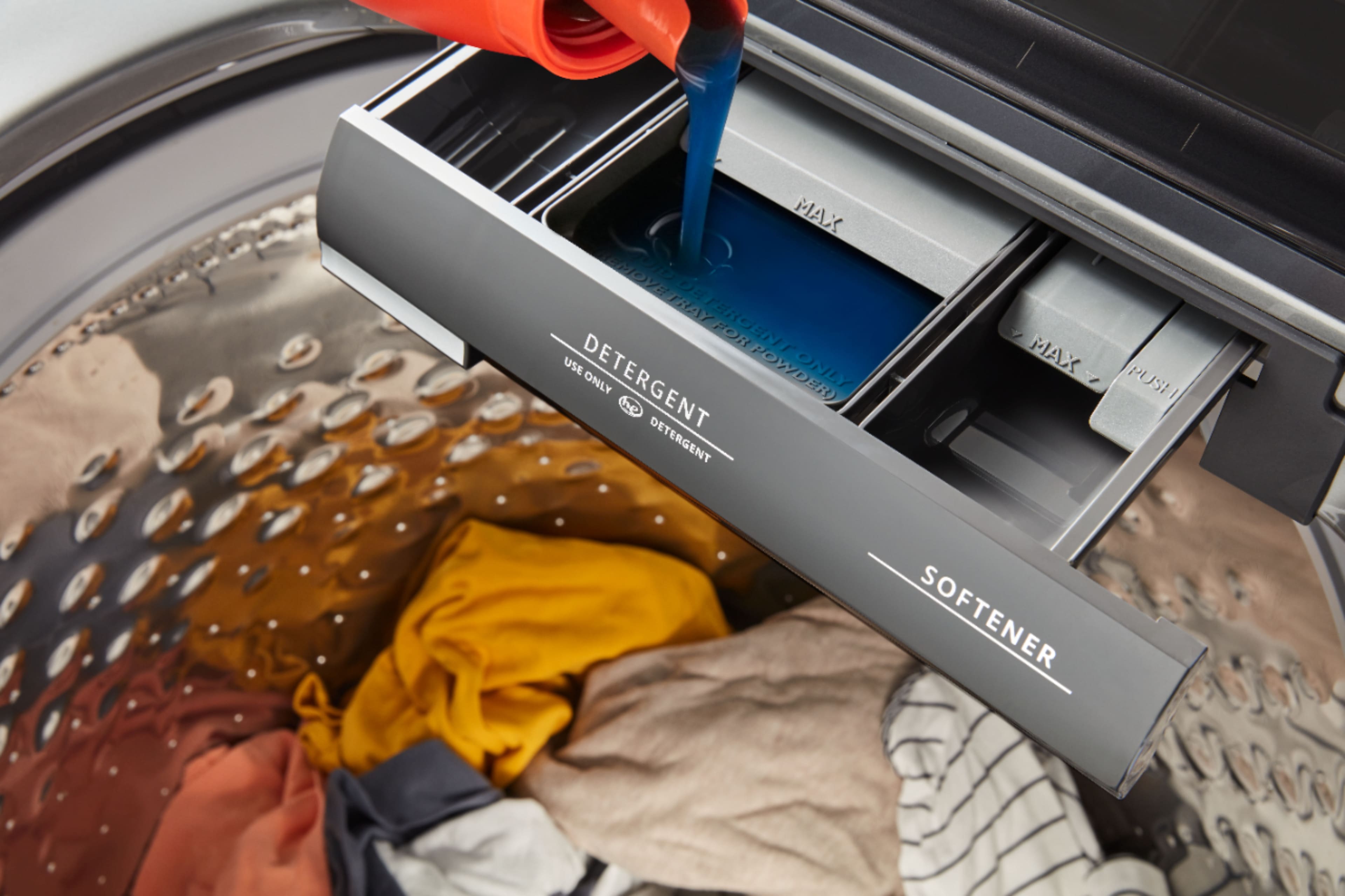 Alt View 20. Whirlpool - 4.8 Cu. Ft. Smart Top Load Washer with Load & Go Dispenser - Chrome Shadow.