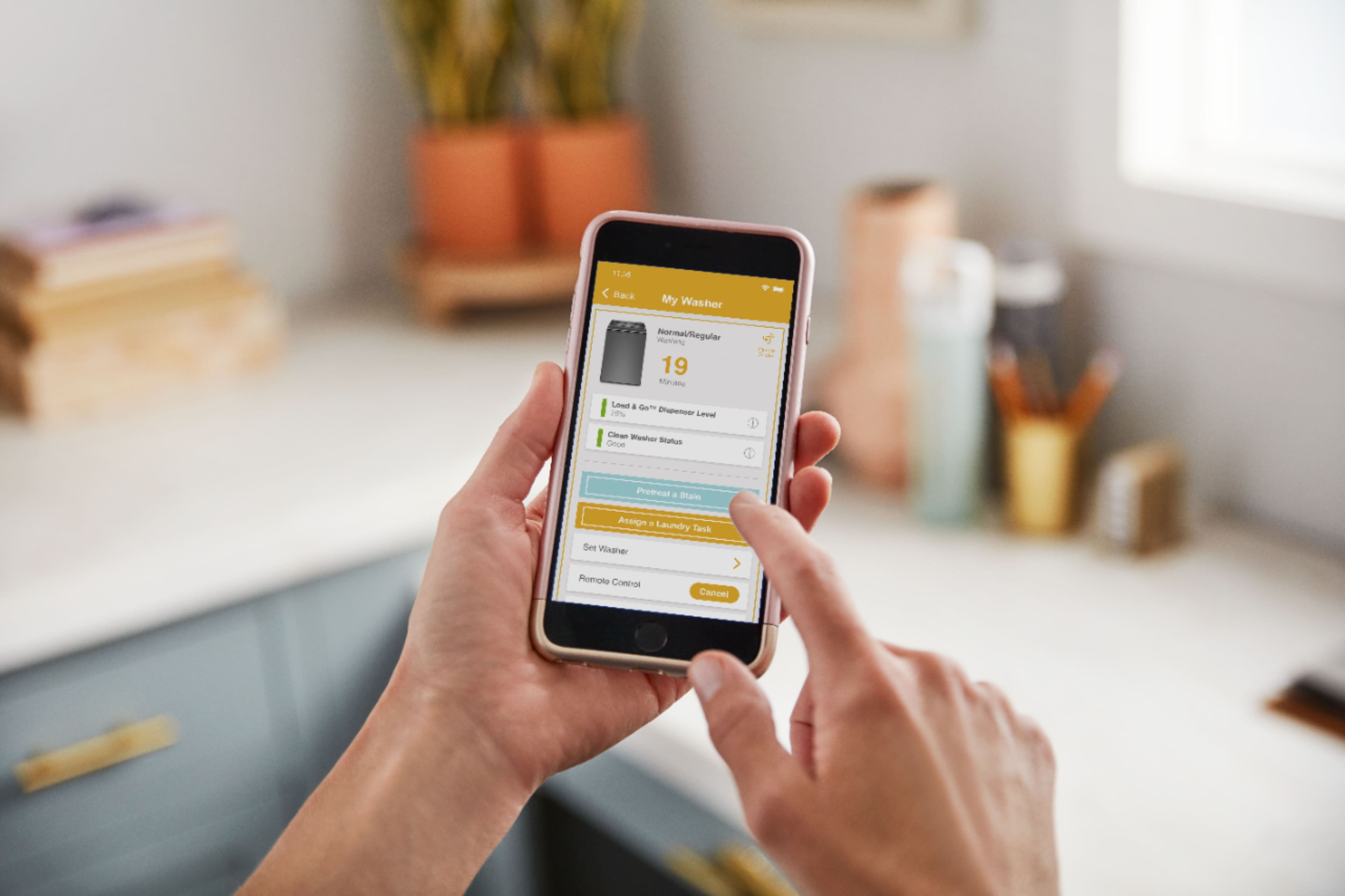 Alt View 23. Whirlpool - 4.8 Cu. Ft. Smart Top Load Washer with Load & Go Dispenser - Chrome Shadow.